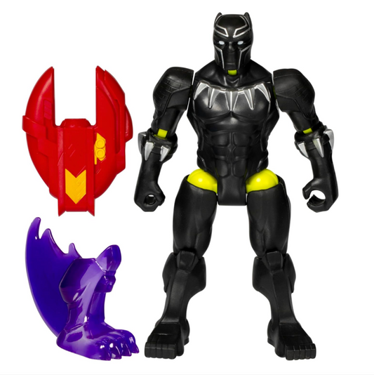 Avengers Marvel MixMashers Black Panther Customisable Mix-and-Match Action Figure & Accessories, 5-Inch (12 cm)-Scale Super Hero Toys for Kids Ages 4+