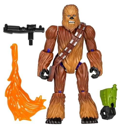 Star Wars Chewbacca MixMashers Customisable Mix-and-Match Action Figure & Accessories, 5 inch (12 cm)-Scale Super Hero Toys for Kids Ages 4+