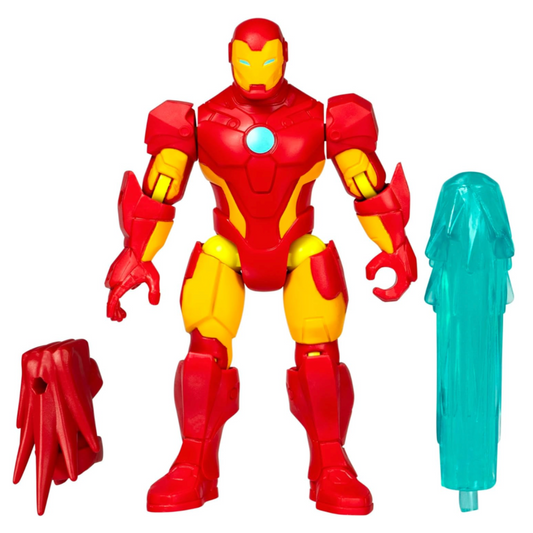 Avengers Marvel MixMashers Iron Man Customisable Mix-and-Match Action Figure & Accessories, 5-Inch (12 cm)-Scale Super Hero Toys for Kids Ages 4+