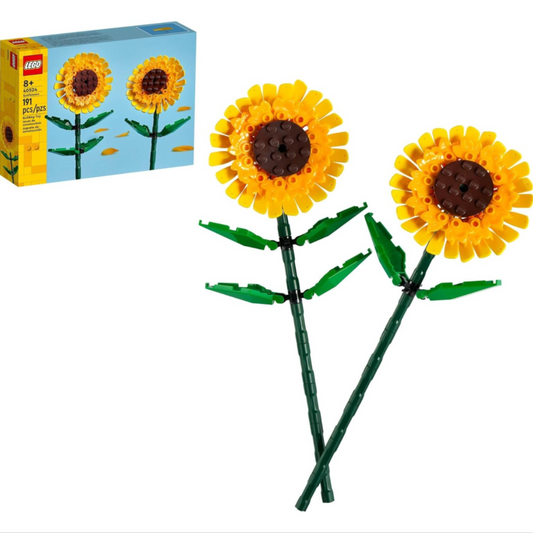 LEGO Botanical Sunflowers - Building Toy for Kids, Girls and Boys Ages 8+ - Artificial Sunflowers for Home Decor and Display - Gift for Her and Him - 40524