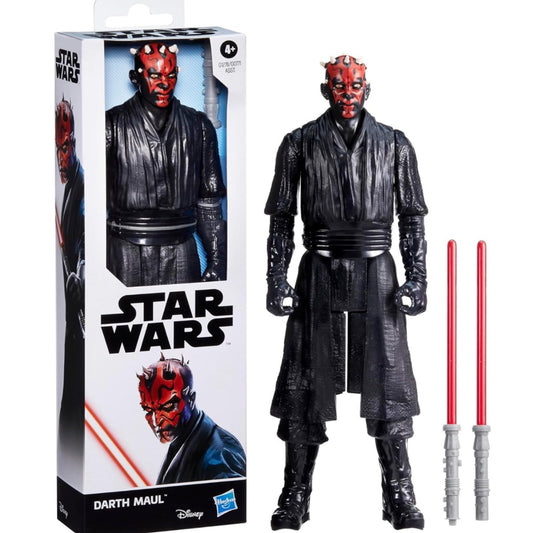 STAR WARS Titan Hero Series Darth Maul, 12-Inch (30cm) Action Figure & 2 Accessories, Toys for 4 Year Old Boys & Girls & Up